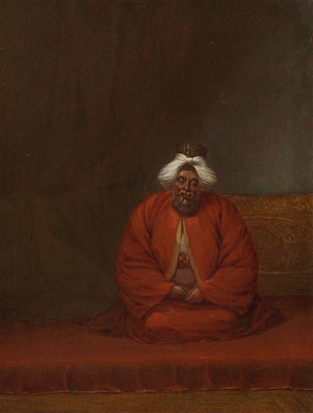 让·巴蒂斯特·范穆尔（Jean Baptiste Vanmour）-宗教事务负责人Mufti（可能是Abdullah Efendi的肖像）
