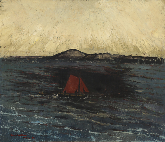 恩斯特·祖腾（Ernst Zeuthen）-海景油画