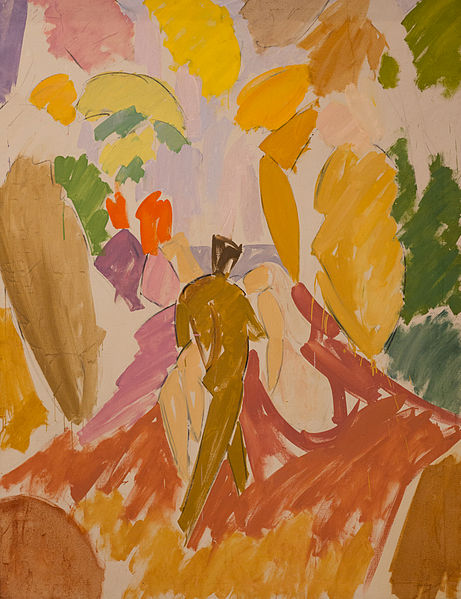 爱德华·魏（Edvard Weie）-《农神与仙女》油画