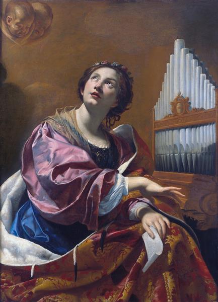西蒙·沃特（Simon Vouet）-圣塞西利亚油画