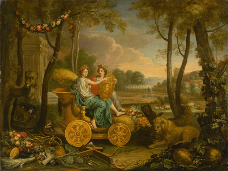 夏尔·勒·布伦（Charles Le Brun）-路易斯十四世油画