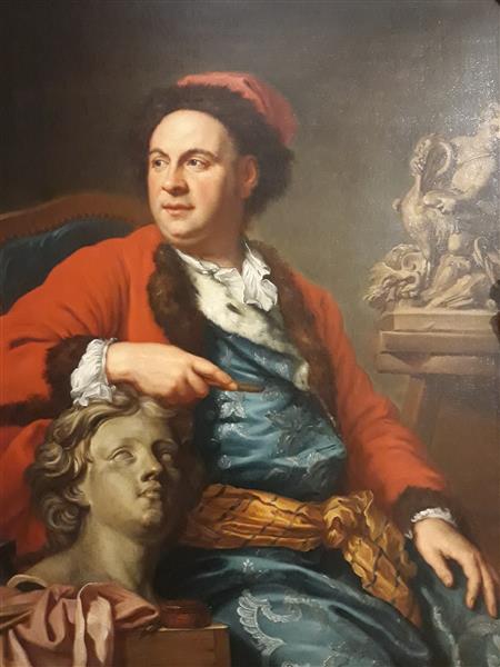 查尔斯·安德烈·范·卢（Carle van Loo）-弗朗西斯科拉达特肖像一个