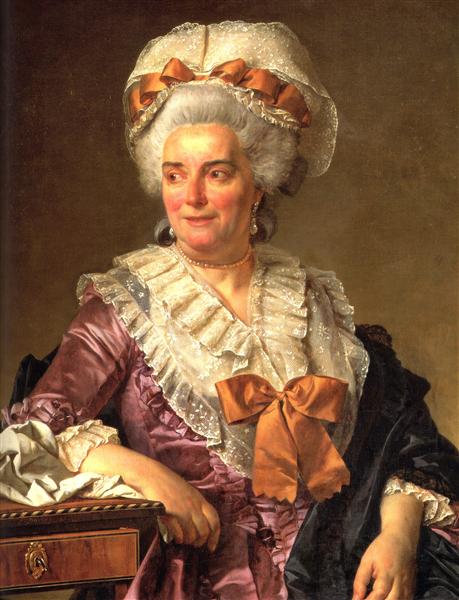 雅克·路易·大卫（ Jacques Louis David）-查尔斯·皮埃尔·佩考尔夫人的肖像油画