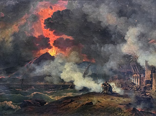 皮埃尔·亨利·德瓦朗谢讷（Pierre-Henri de Valenciennes）-维苏威火山的爆发油画