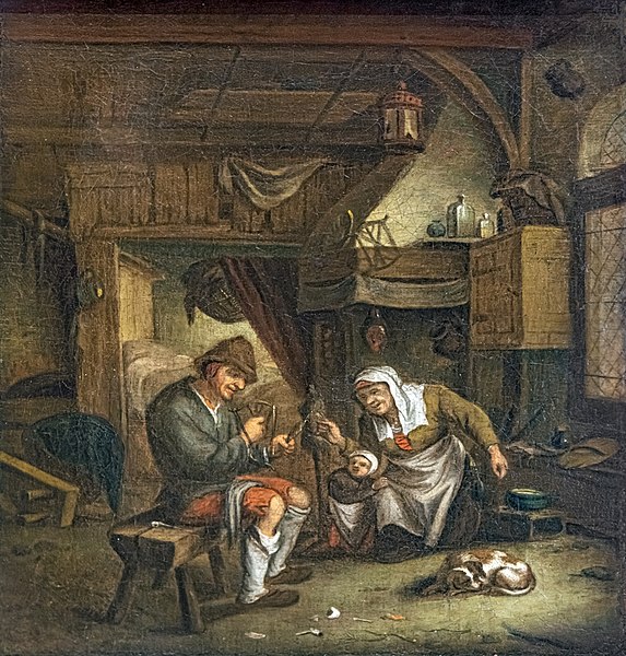 大卫·特尼尔斯（David Teniers the Elder）-荷兰室内油画