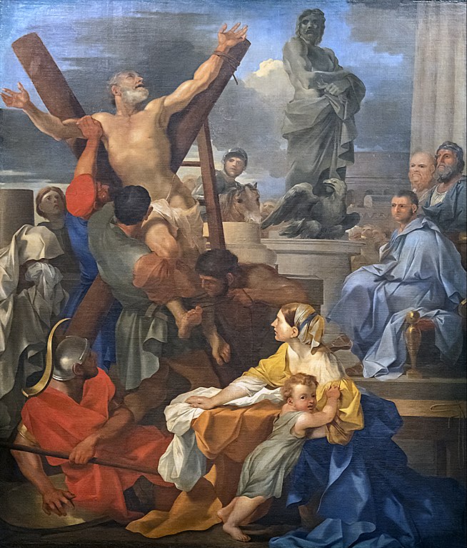 塞巴斯蒂安·波登（SébastienBourdon）-圣安德鲁难油画