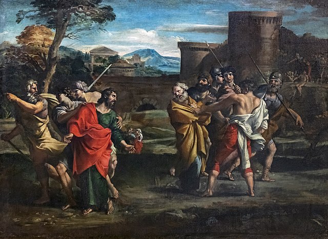 乔瓦尼·兰弗兰科（Giovanni Lanfranco）-圣彼得和圣保罗的分离 油画