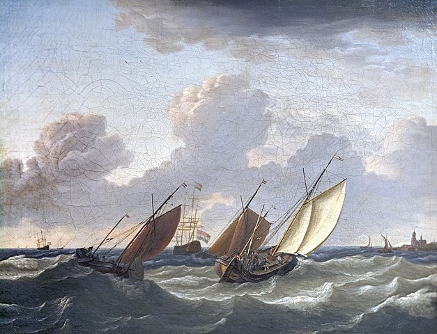 马丁努斯·舒曼（Martinus Schouman）-《海军陆战队》油画