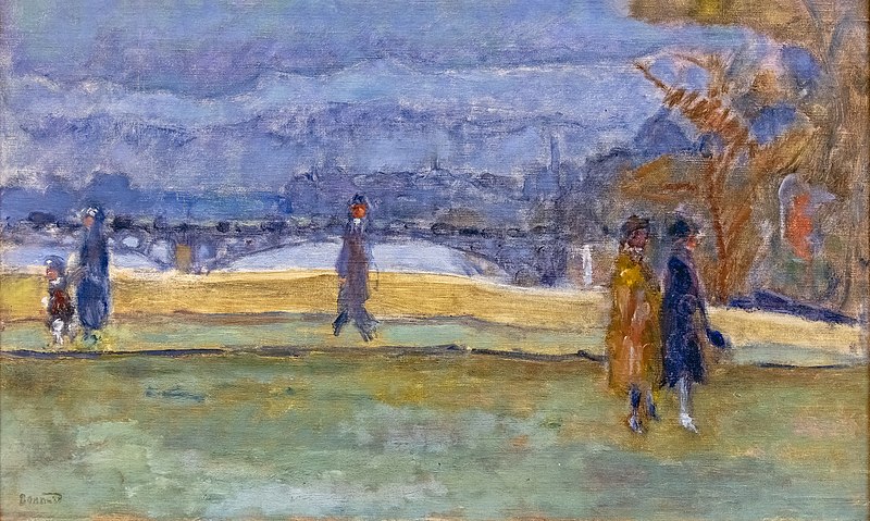 皮埃尔·邦纳德（Pierre Bonnard）-圣徒彼得勒蓬.油画