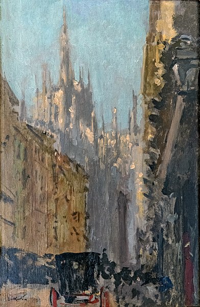 瓦尔特·西克特（Walter Sickert）-米兰大教堂油画