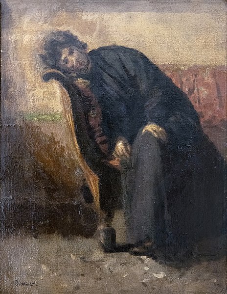 瓦尔特·西克特（Walter Sickert）-威尼斯披肩（卡罗莱纳州）油画