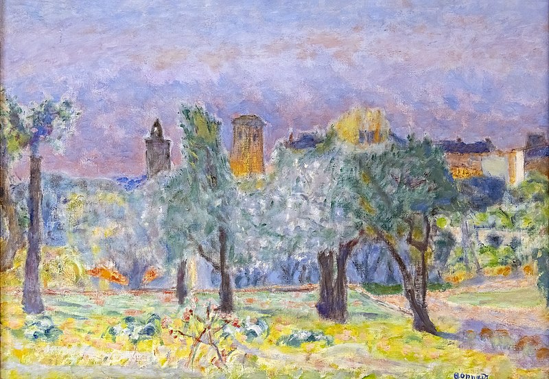 皮埃尔·邦纳德（Pierre Bonnard）-Paysage du Midi（中南部的风景）油画
