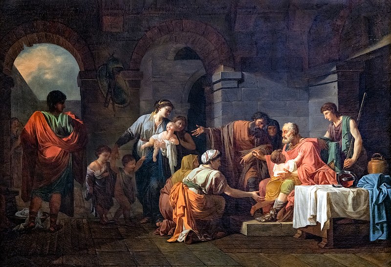 让·弗朗索瓦·皮埃尔·佩隆（Jean-FrançoisPierre Peyron）-贝利萨留油画