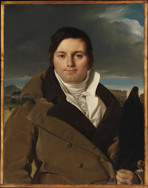 让·奥古斯特·多米尼克·安格尔（Jean Auguste Dominique Ingres）-约瑟夫·安托万·莫尔泰多肖像画