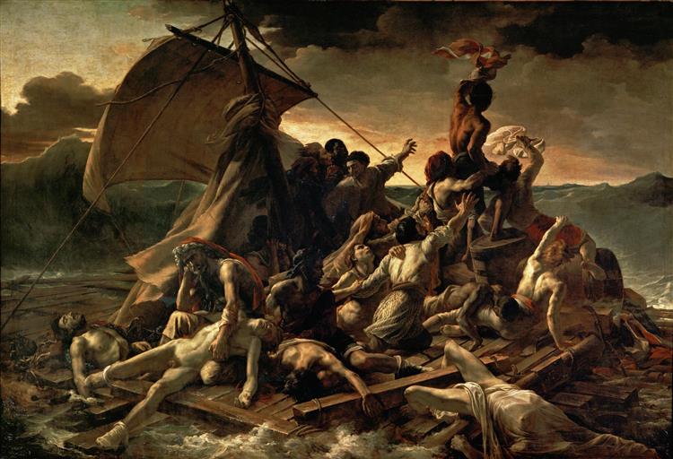 西奥多·杰利柯（ Théodore Géricault）-梅杜萨之筏 油画