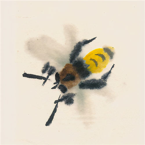 传移模写：蜜蜂画法