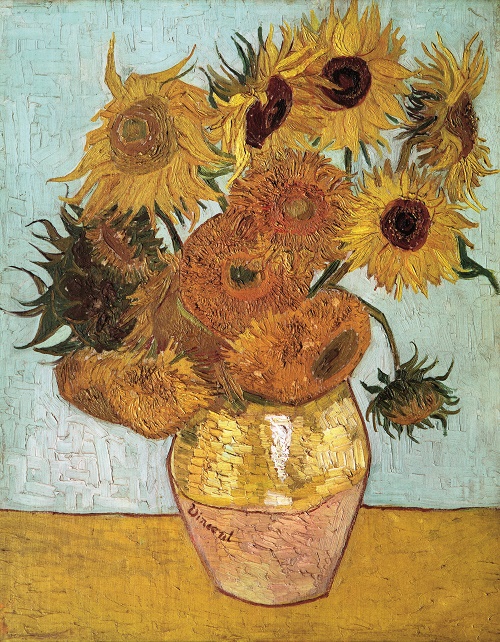 文森特·梵高（Vincent van Gogh）超清作品-《向日葵》《花瓶里的十二朵向日葵》高清作品下载