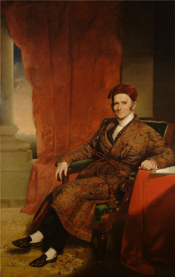切斯特·哈丁（Chester Harding）-阿莫斯·劳伦斯（Amos Lawrence）1845年油画