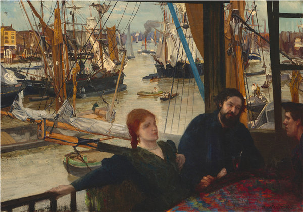 詹姆斯·麦克尼尔·惠斯勒（James McNeill Whistler）-包扎 1860-1864年油画