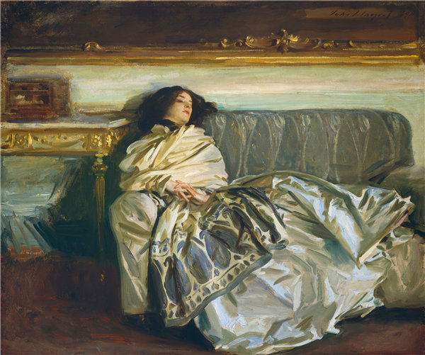 约翰·辛格·萨金特（John Singer Sargent）-非沙鲁瓦（休养） 1911年.油画