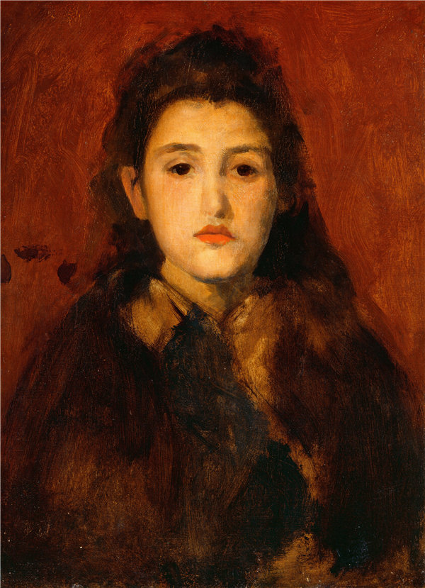 詹姆斯·麦克尼尔·惠斯勒（James McNeill Whistler）-爱丽丝 1895年油画