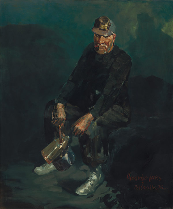 乔治·卢克斯（George Luks）-火老板 1925年油画