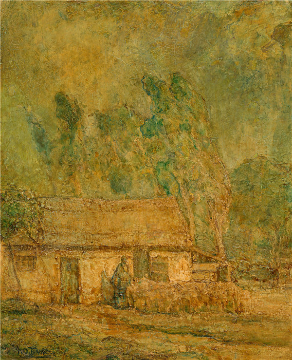 亨利·奥萨瓦·坦纳（Henry Ossawa Tanner）-好牧人 1918年油画