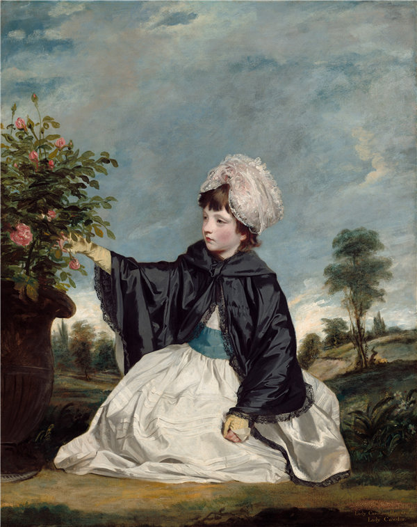 约书亚·雷诺兹爵士（Sir Joshua Reynolds）-卡罗琳·霍华德夫人油画