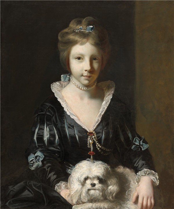 约书亚·雷诺兹爵士（Sir Joshua Reynolds）-比阿特丽克斯·李斯特小姐 1765年油画