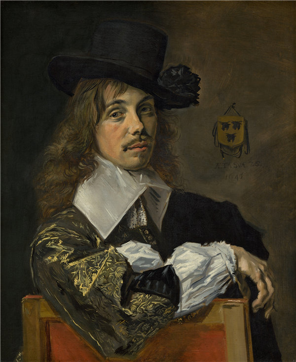 弗兰斯·哈尔斯（Frans Hals）-威廉·科曼斯油画高清下载