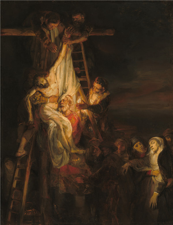 伦勃朗（Rembrandt Workshop）-十字架的血统油画