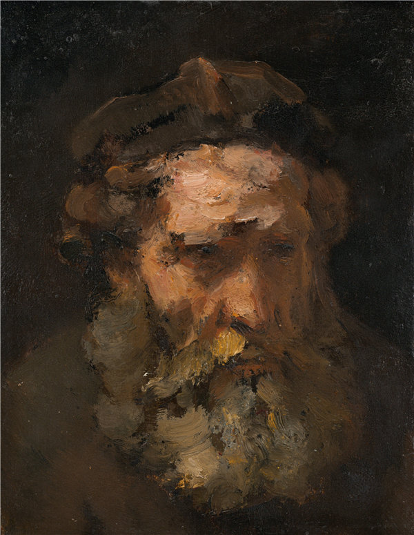 伦勃朗讲习班（Rembrandt Workshop）-圣马修长油画高清下载