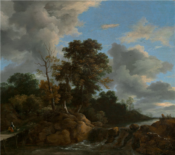 雅各布·范·鲁伊斯黛尔（Jacob van Ruisdael）-景观油画