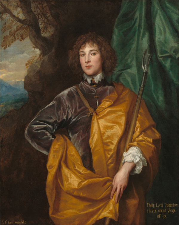 安东尼·范·戴克（（Anthony van Dyck））-菲利普·沃顿勋爵油画