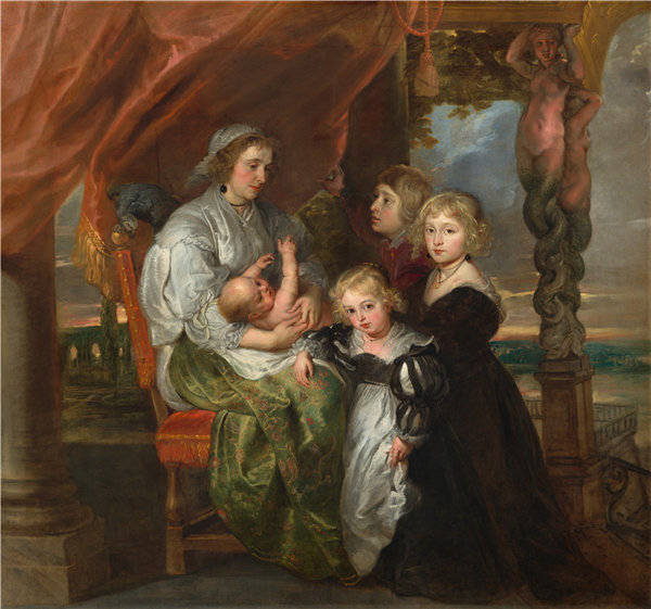 彼得·保罗·鲁本斯（Peter Paul Rubens）-巴尔塔萨·格比尔爵士的妻子油画