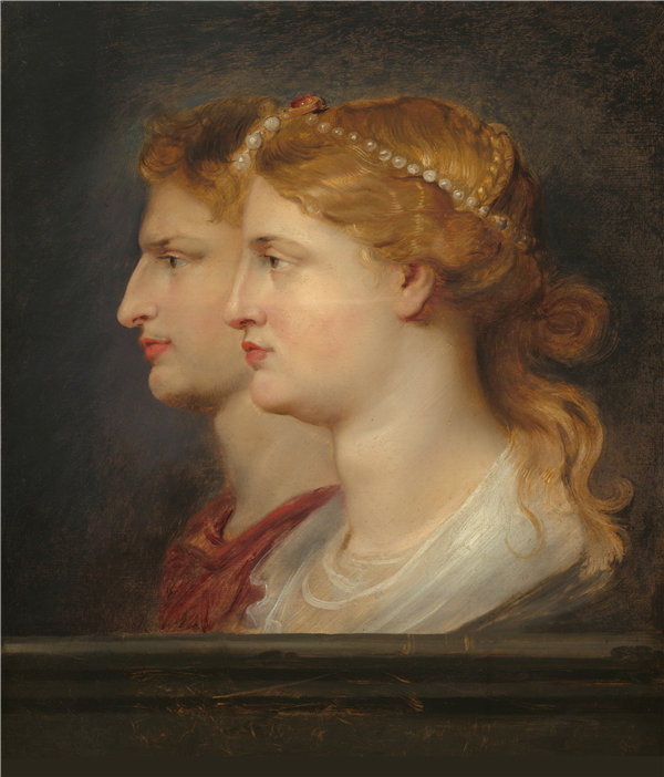 彼得·保罗·鲁本斯（Peter Paul Rubens）--Agrippina和日耳曼油画