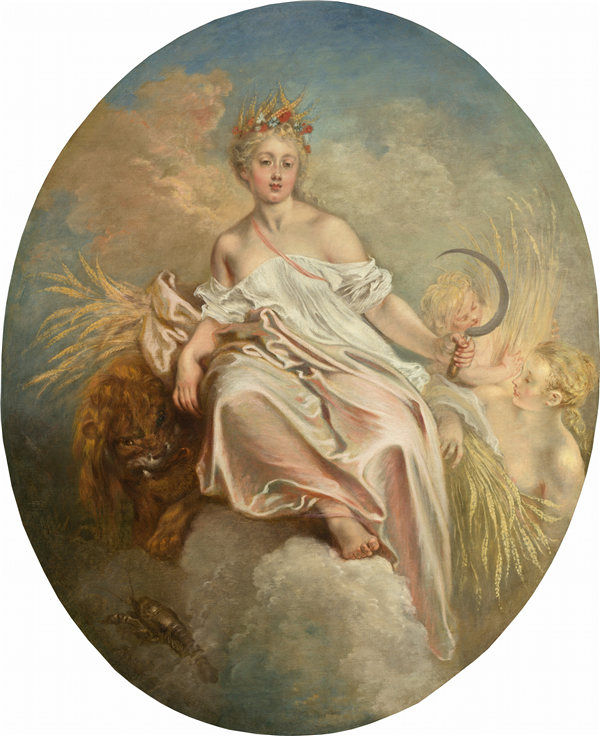 让·安托万·瓦托（Antoine Watteau）-谷神星（夏季）油画