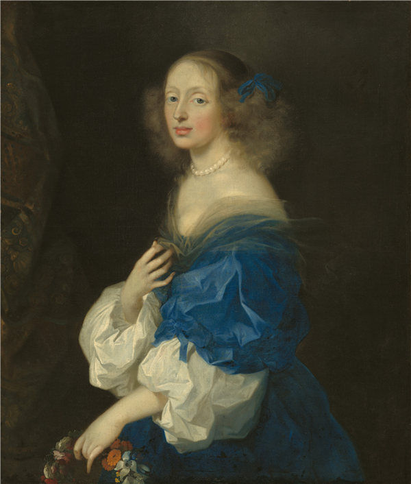 塞巴斯蒂安·波登（SébastienBourdon）-伯爵夫人埃巴·斯帕雷油画