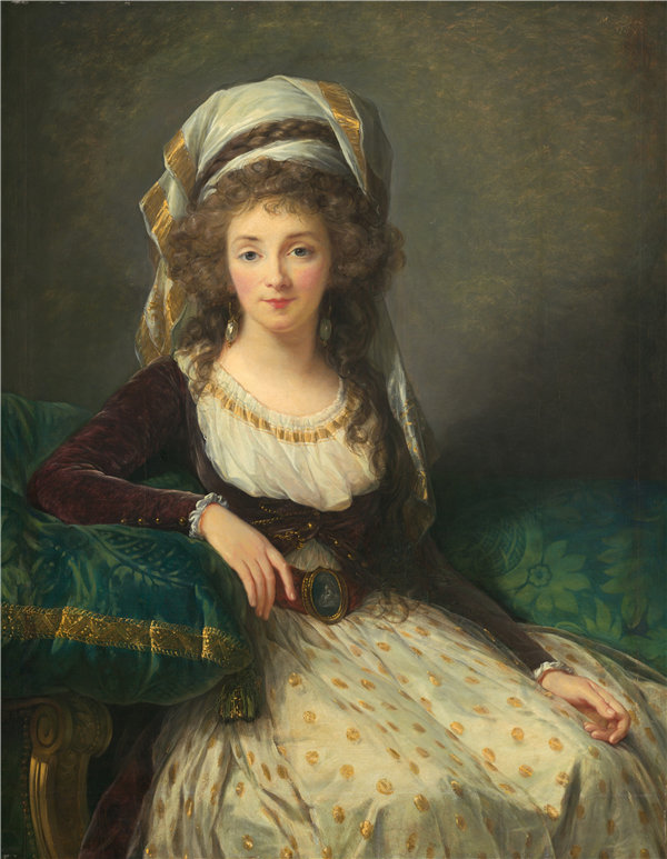 伊莉莎白·维杰·勒布伦(élisabeth Louise Vigée Le Brun)-弗雷斯内斯夫人.zip