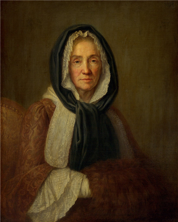 法国18世纪-老妇人高清油画作品下载
