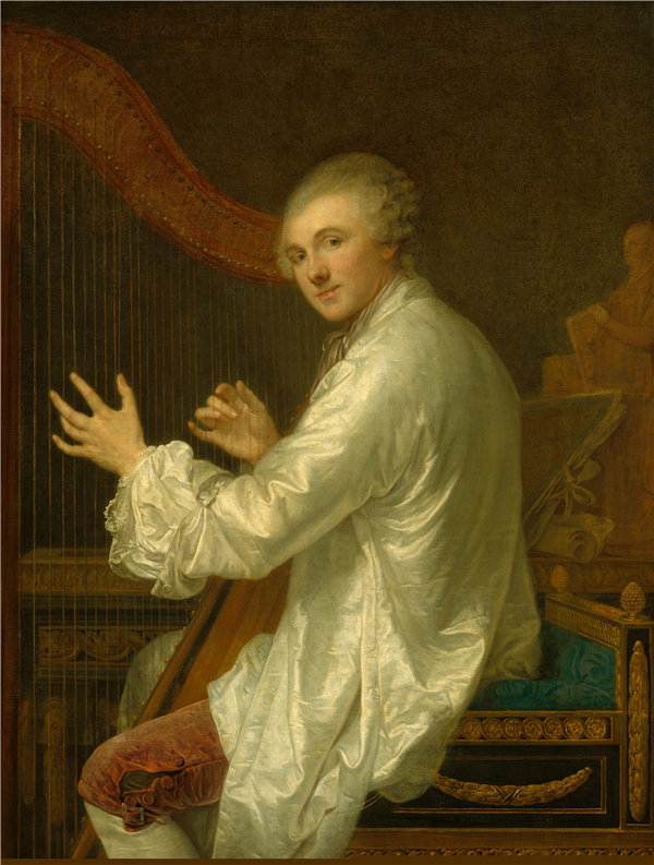 让-巴蒂斯特·格鲁兹（Jean-Baptiste Greuze）-昂热·洛朗油画