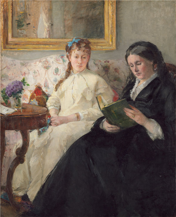 贝特·莫里索（Berthe Morisot）-艺术家的母亲和姐妹油画