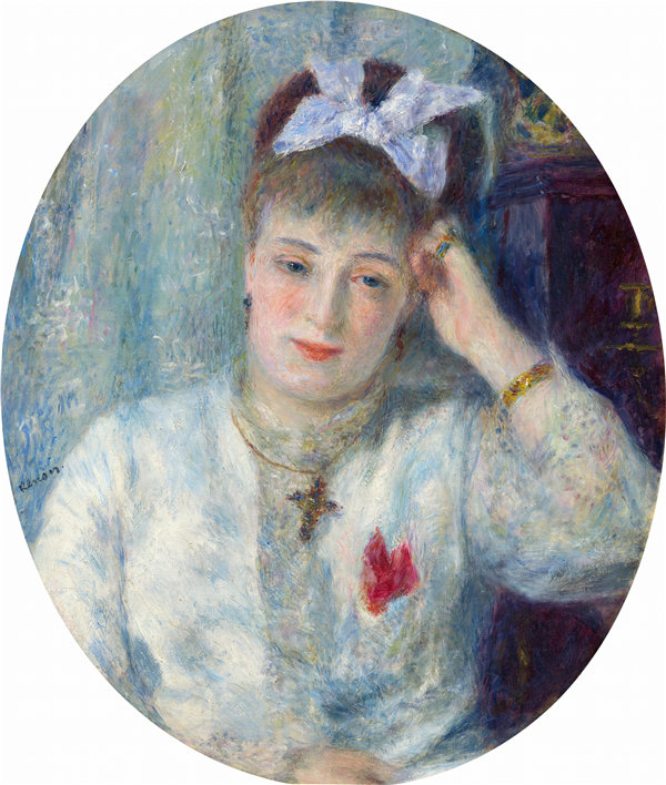 奥古斯特·雷诺阿（Auguste Renoir）-玛丽·穆勒油画