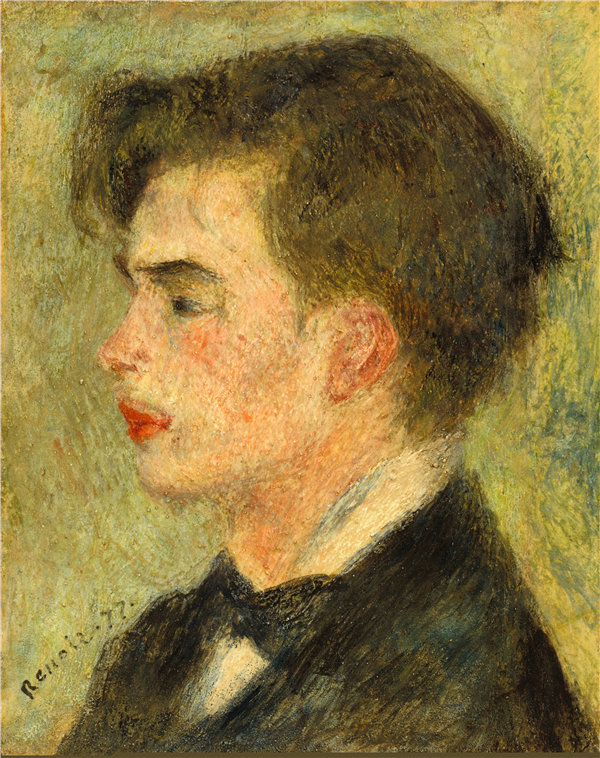 奥古斯特·雷诺阿（Auguste Renoir）-乔治·里维埃油画