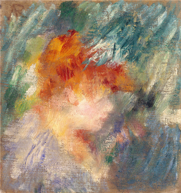 奥古斯特·雷诺阿（Auguste Renoir）-珍妮·萨玛里（Jeanne Samary）油画