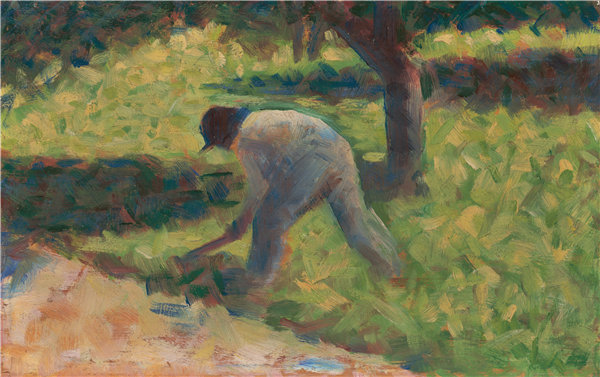乔治·苏拉特（Georges Seurat）-with农油画高清下载