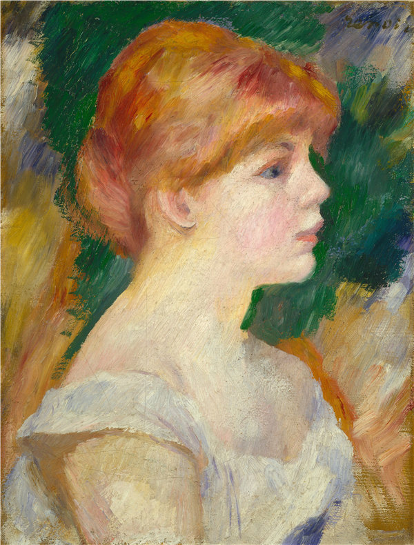 奥古斯特·雷诺阿（Auguste Renoir）-苏珊娜·瓦拉登油画高清下载