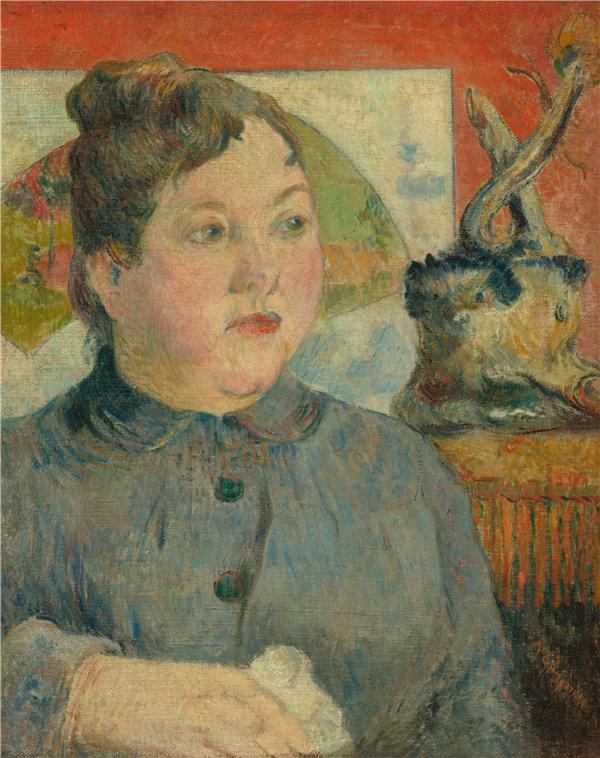保罗·高更(Paul Gauguin)-亚历山大·科勒夫人油画