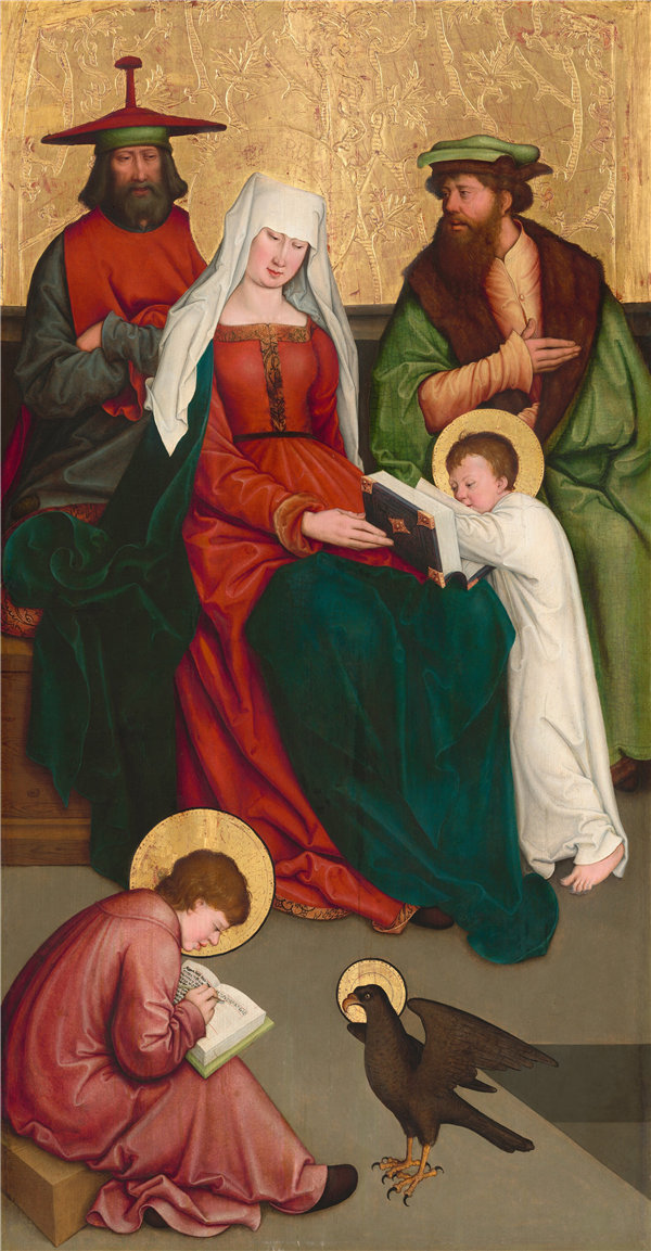 伯恩哈德·斯特里杰尔（Bernhard Strigel）-圣玛丽·莎乐美和她的家人油画作品