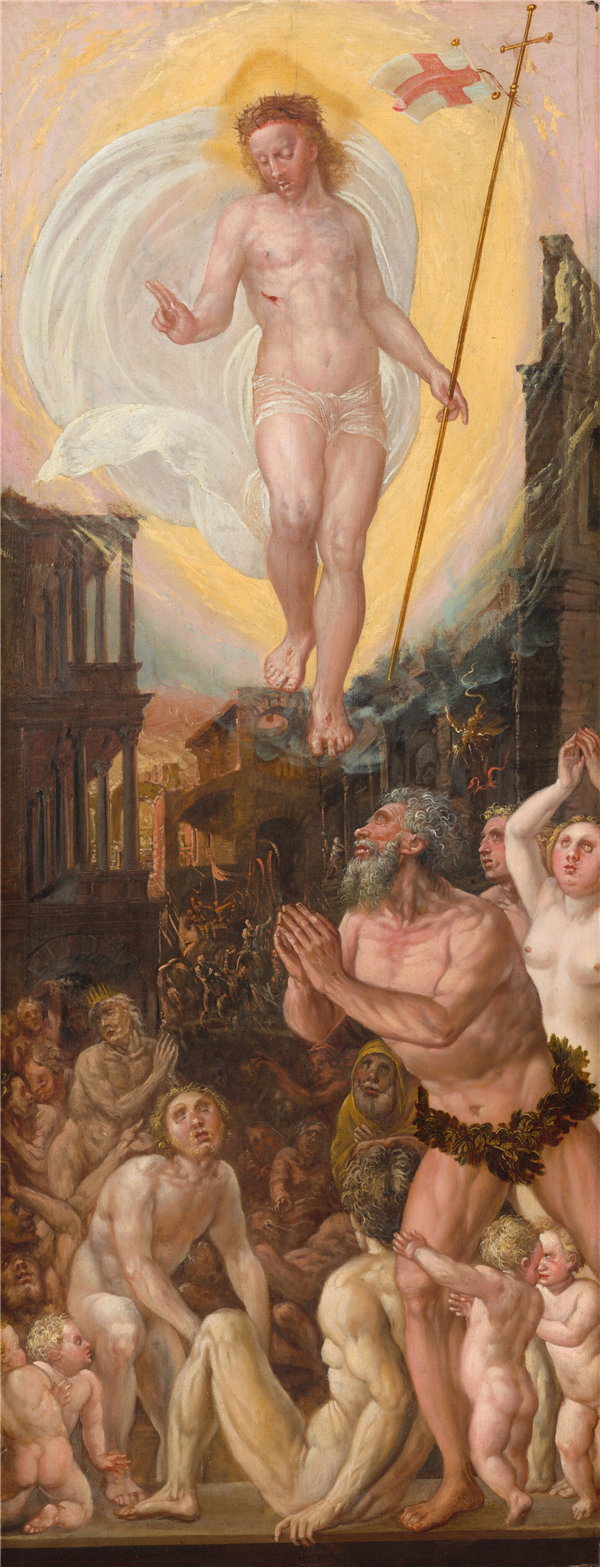汉斯·米利希（Hans Mielich）讲习班-基督在凌波油画